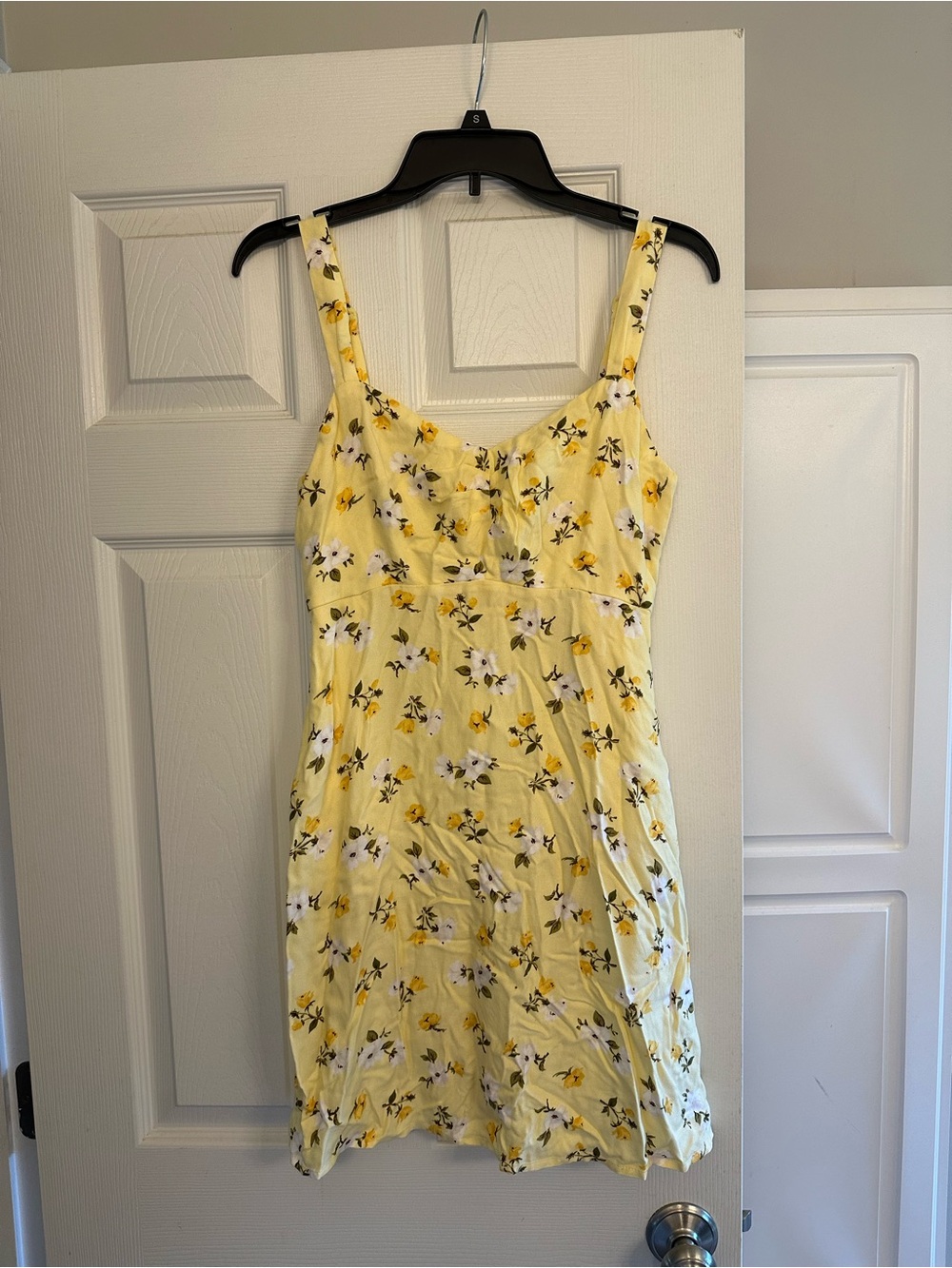 Old Navy Yellow Floral Mini Dress